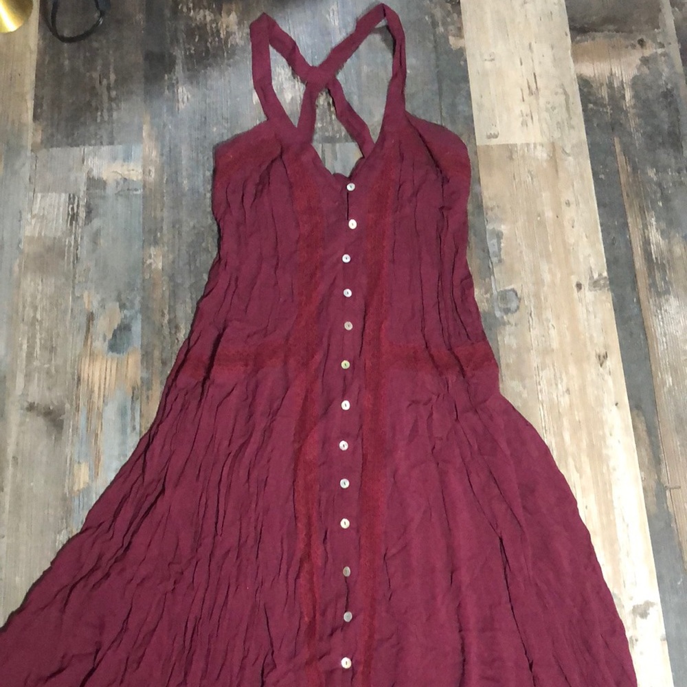 Free People lace & cotton dress